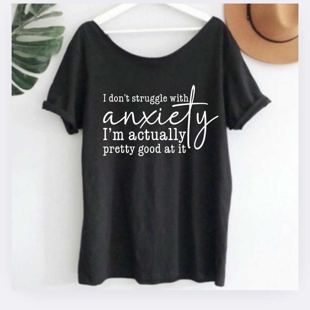 NEW I don’t struggle with anxiety Off Shoulder Shirt